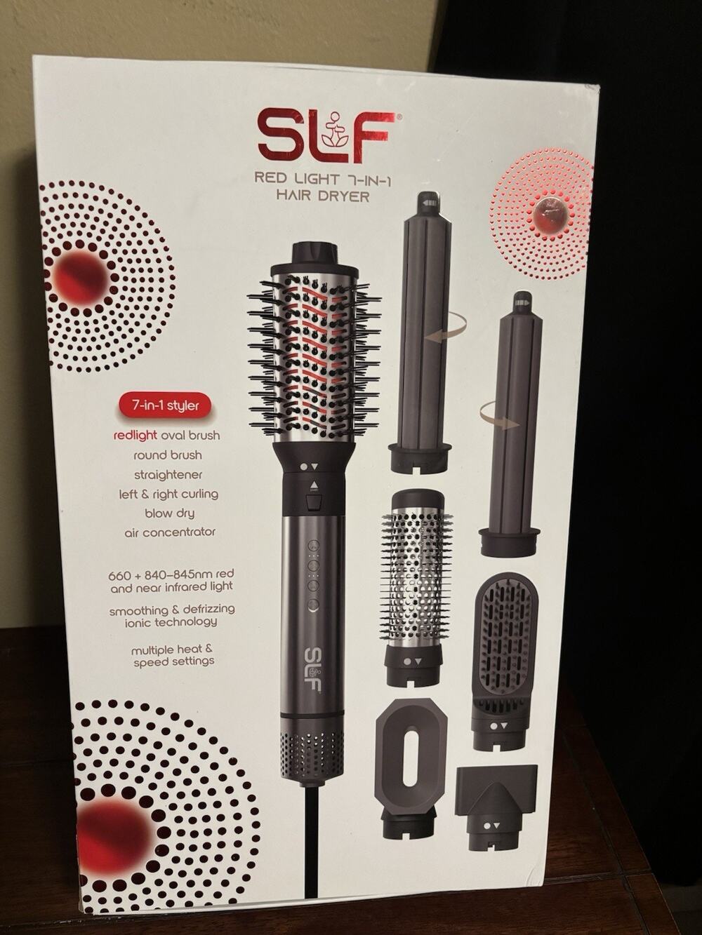 SLF Red Light Therapy 7-in-1Air Styler. Open Box